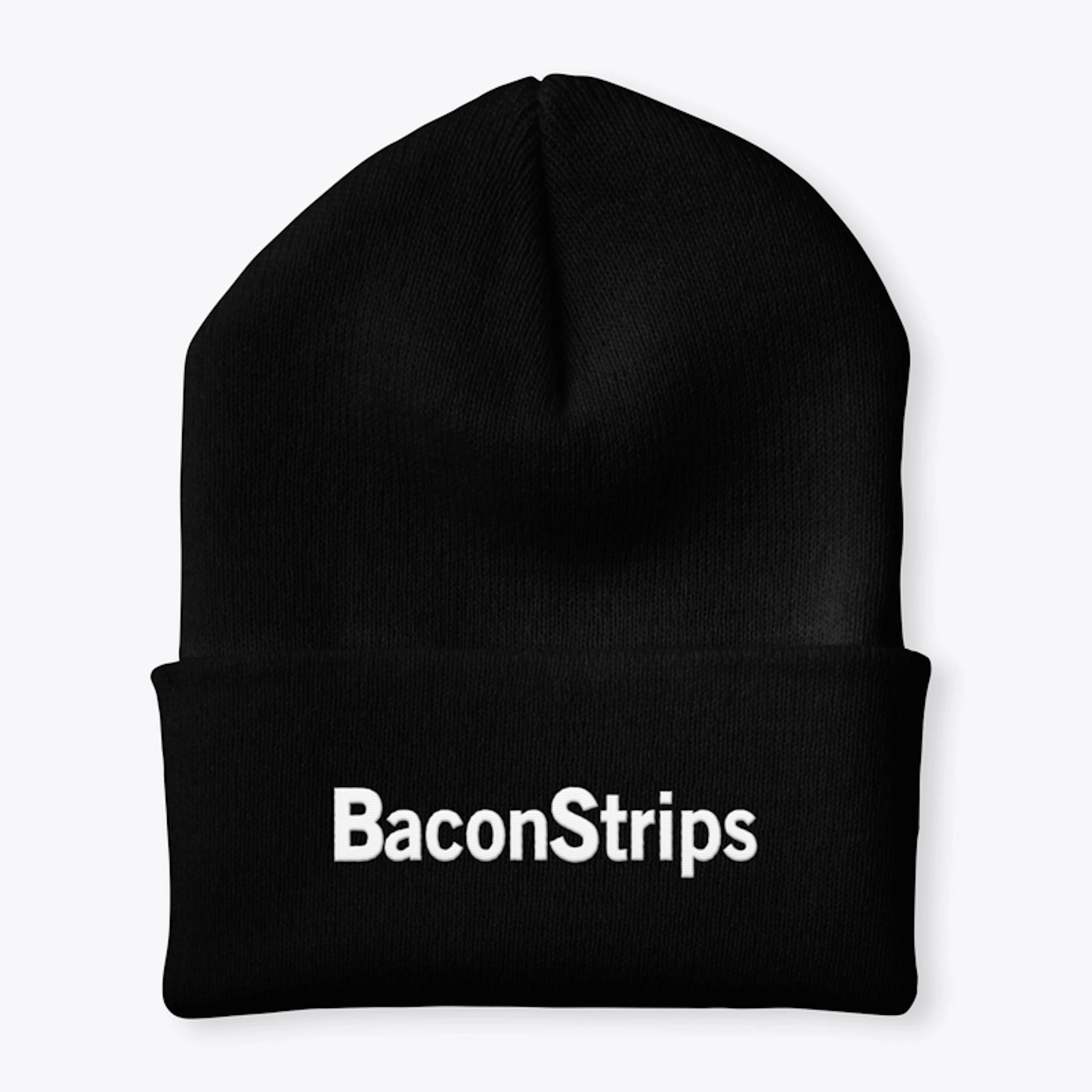 Bacon Strips - Black Beanie 