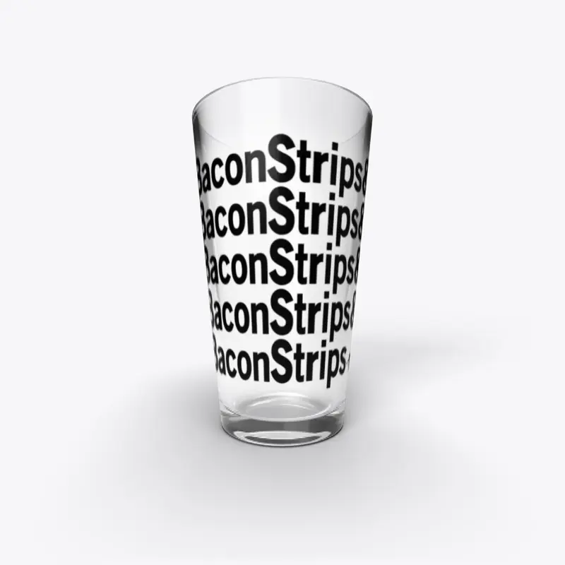 BaconStrips Pint Glass